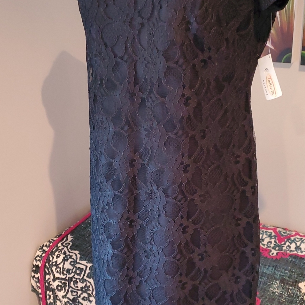 Talbots NWT lace cocktail evening dress
